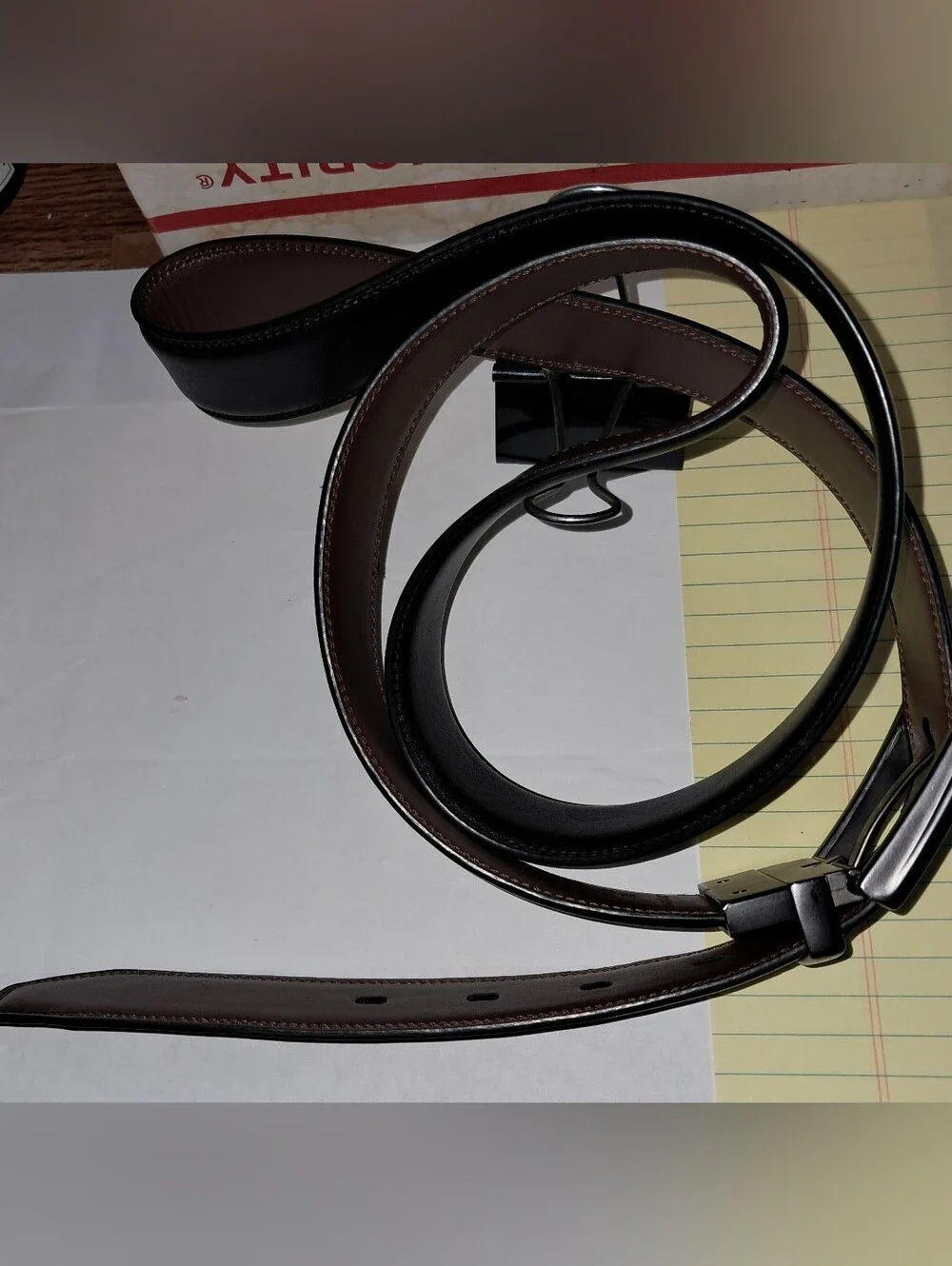 DOCKERS MEN'S REVERSIBLE BELT